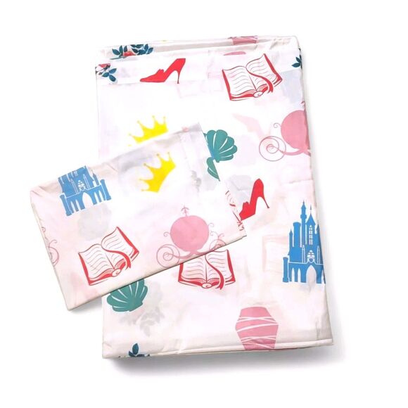 Disney Princess Sheet Set Twin Flat & Pillowcase Cinderella Jay Franco - Picture 1 of 7